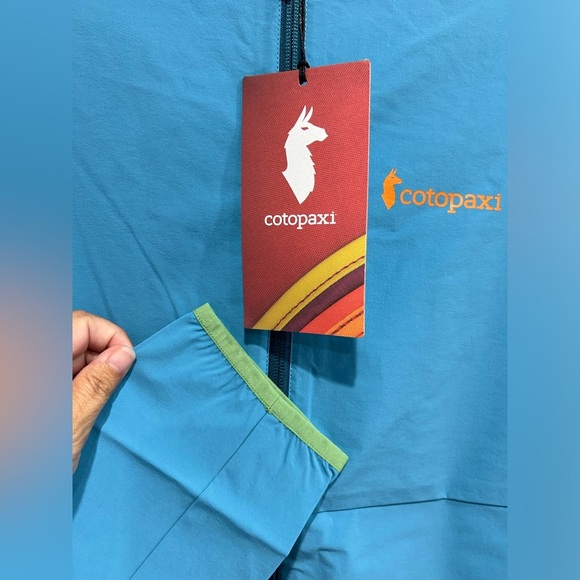 Cotopaxi Men's XL Vuelta Performance Windbreaker Jacket Blue Poolside UPF 50 NWT - Picture 5 of 7